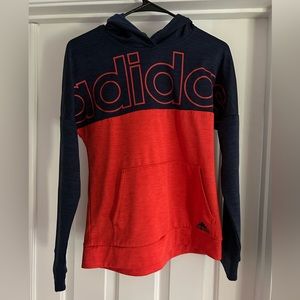 Boy’s Adidas Blue Red Hoodie Sweatshirt - Size 14